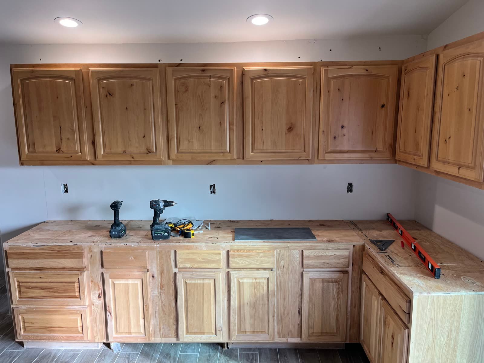 Kitchen cabinet installation